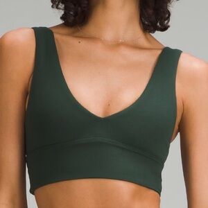 Lululemon Align V-Neck Bra LEGACY GREEN